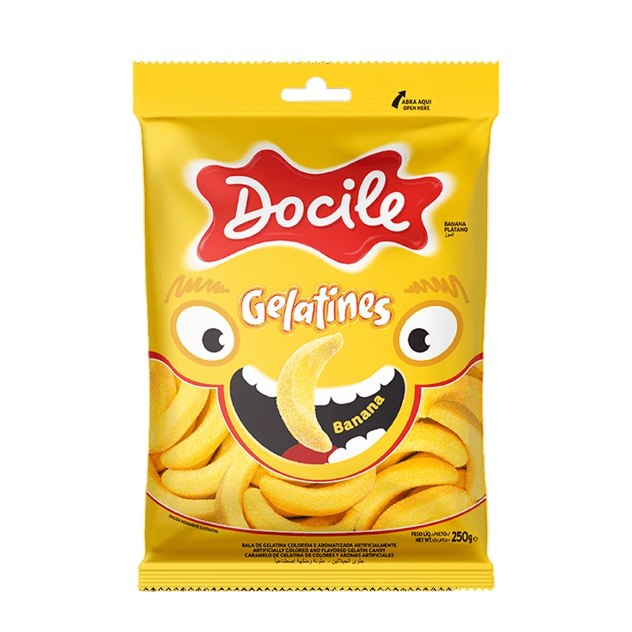 Bala Gelatines Docile Banana