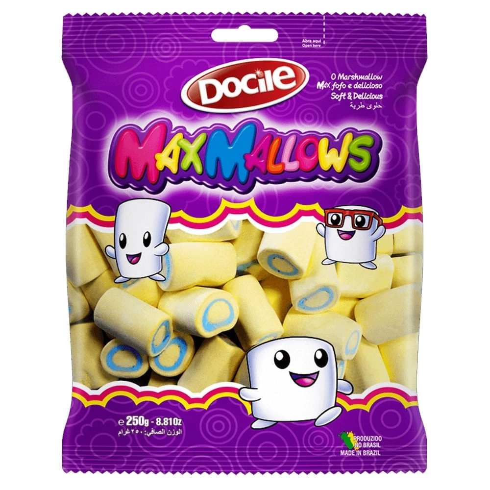 Marshmellows Docile Amar.baunilha 250g