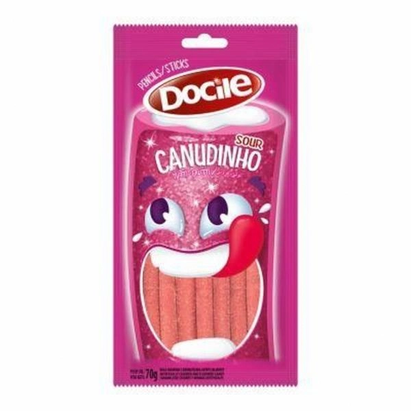 Bala Regaliz Docile 70g Canudo Tutti Fruiti Citrico