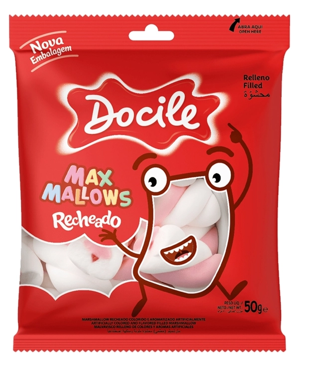 Marshmallows Docile 50g Recheado