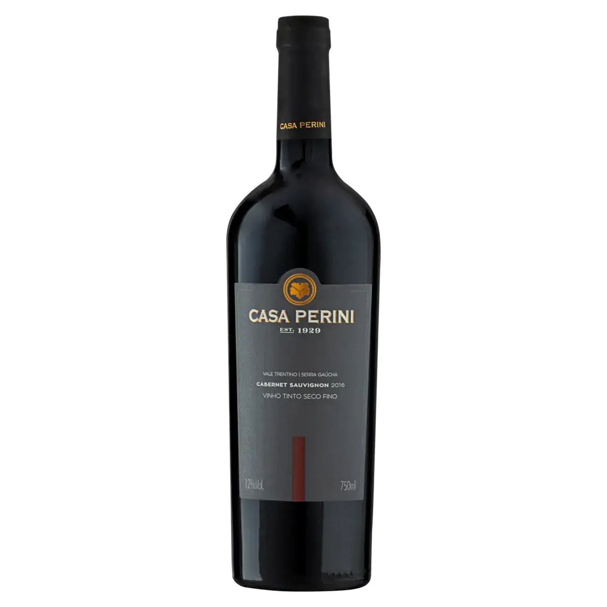 Vinho Brasileiro Tinto Seco Casa Perini Cabernet Sauvignon Serra Gaúcha Garrafa 750ml