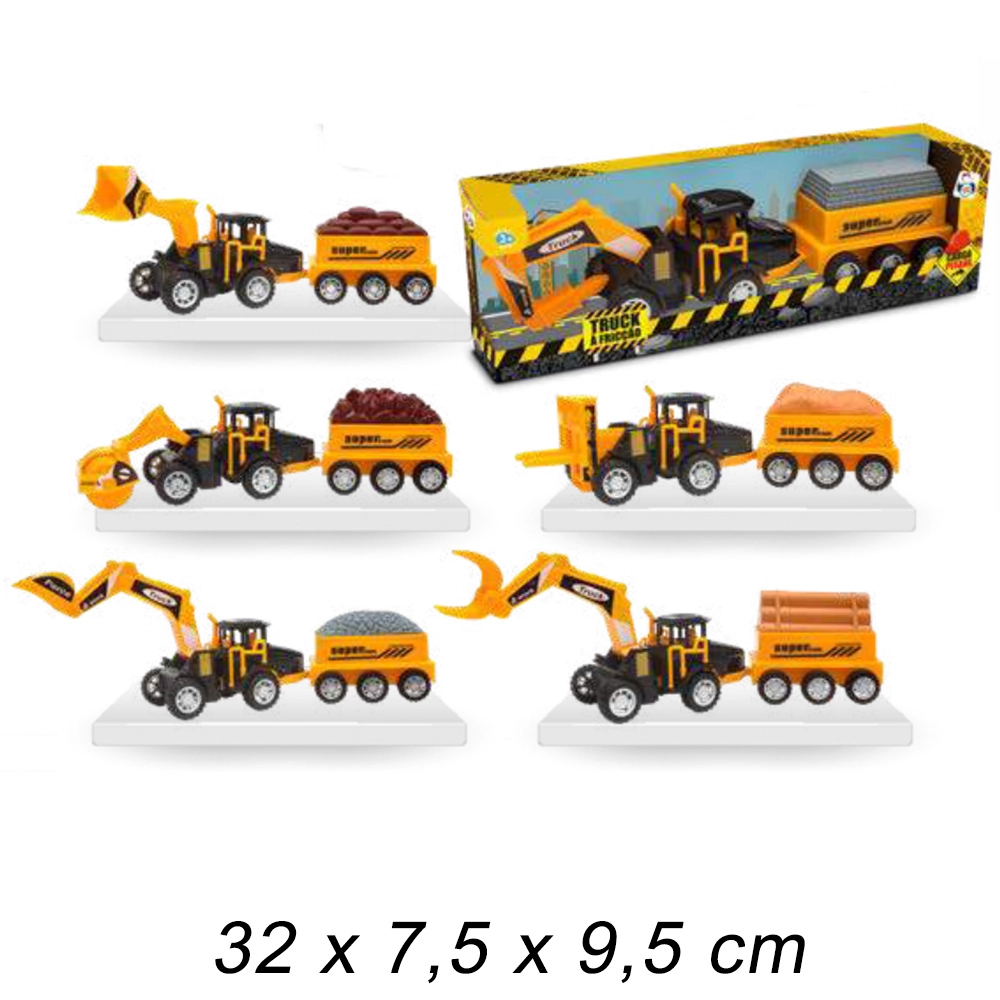 Brinq Pica Pau Truck Carga Sortidos