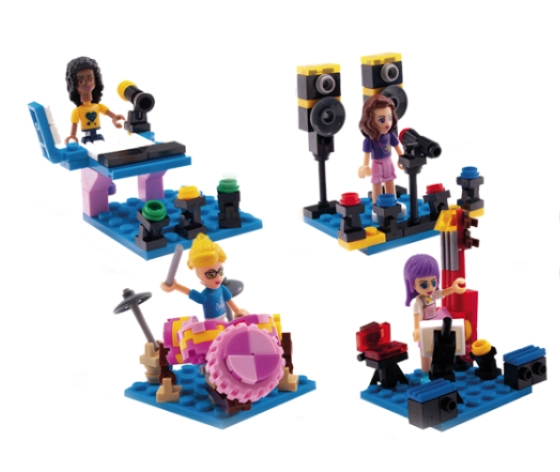 Brinquedo Blocos Girls