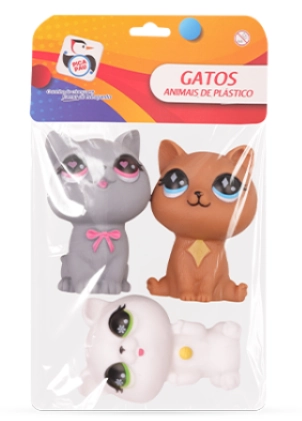 Baby Gatinhos Vinil 3 Pcs 7896464741237
