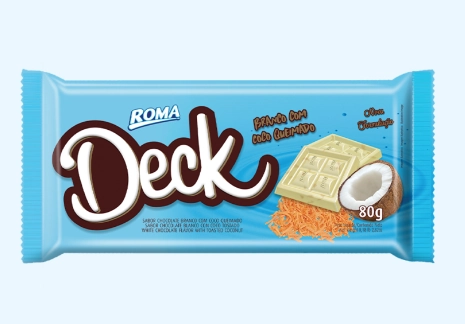 Choc Br Deck Roma 80g