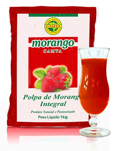 Polpa De Morango 1 Kg