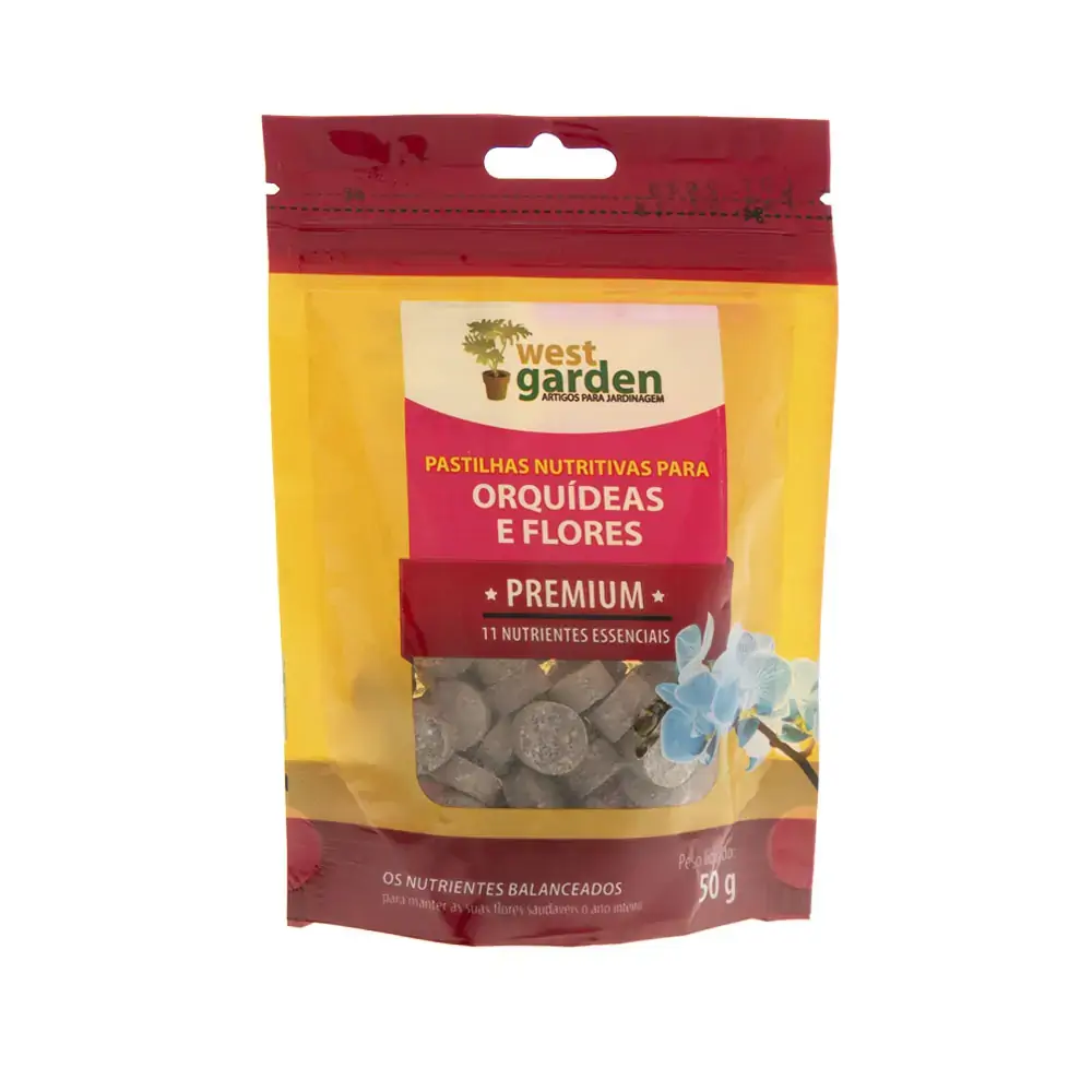 West Pastilha Nutricao 50g Orquideas/flores