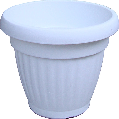 Vaso Denise Branco 15cm West Garden