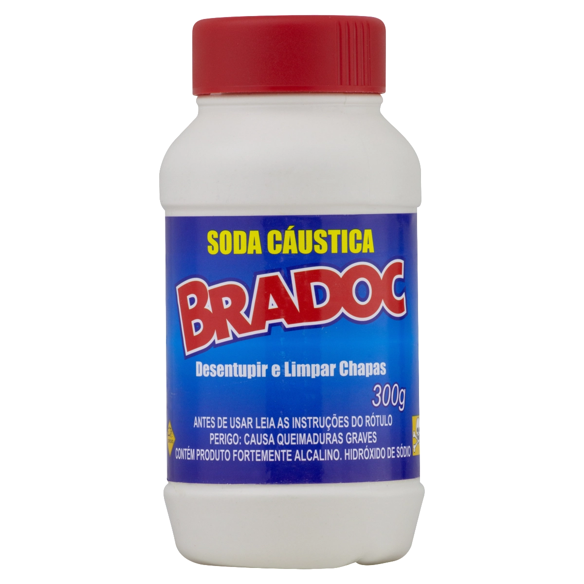 Soda Cáustica Bradoc Frasco 300g