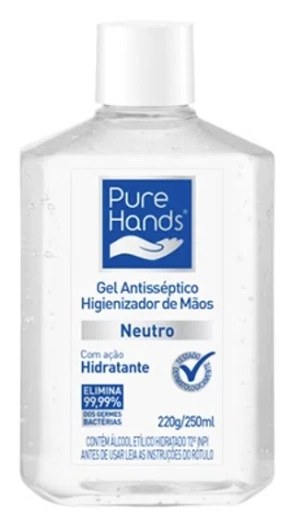 Alcool Gel Pure Hands Neutro 250ml