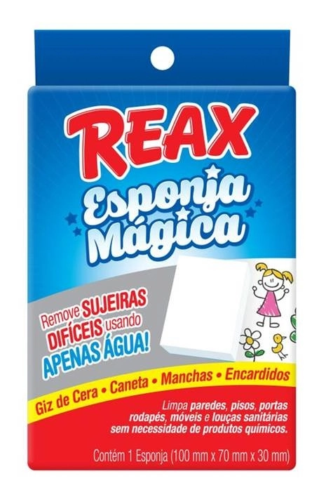 Esponja Limpeza Reax Magica Un