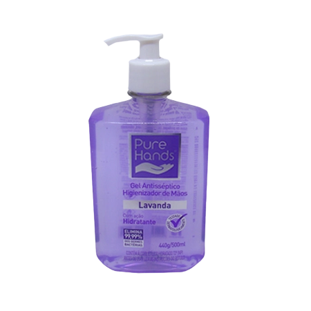 Alcool Gel Pure Hands Lavanda 250ml
