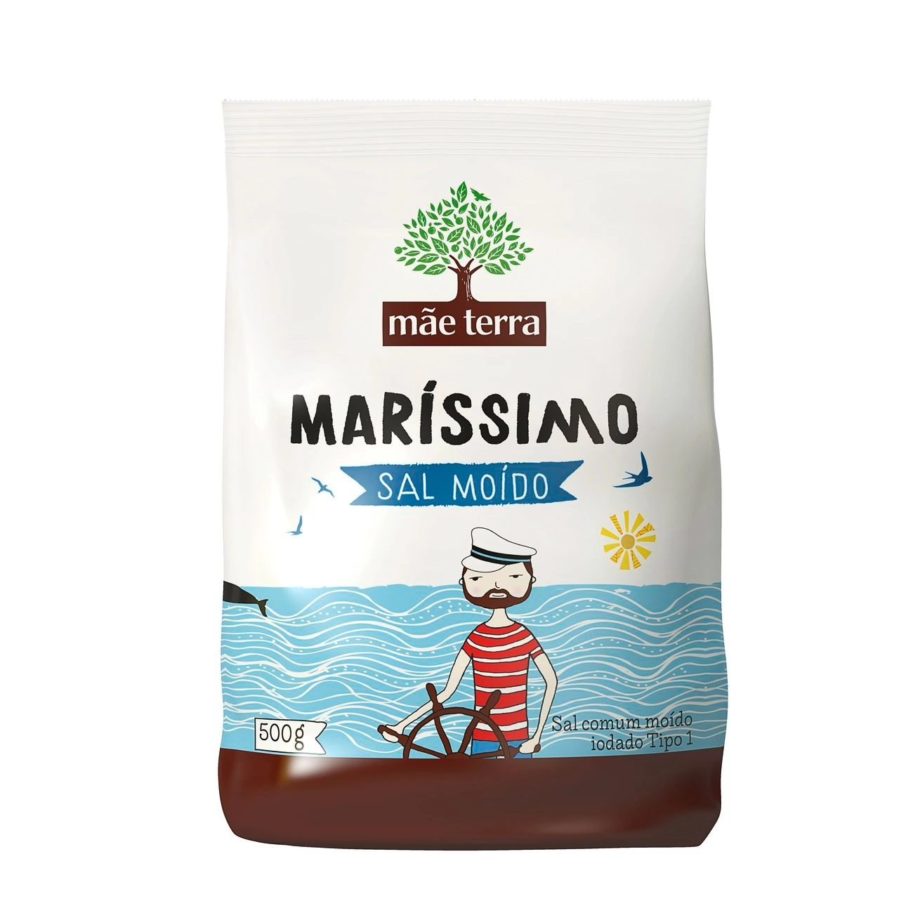 Sal Moído Mãe Terra Iodado 1kg