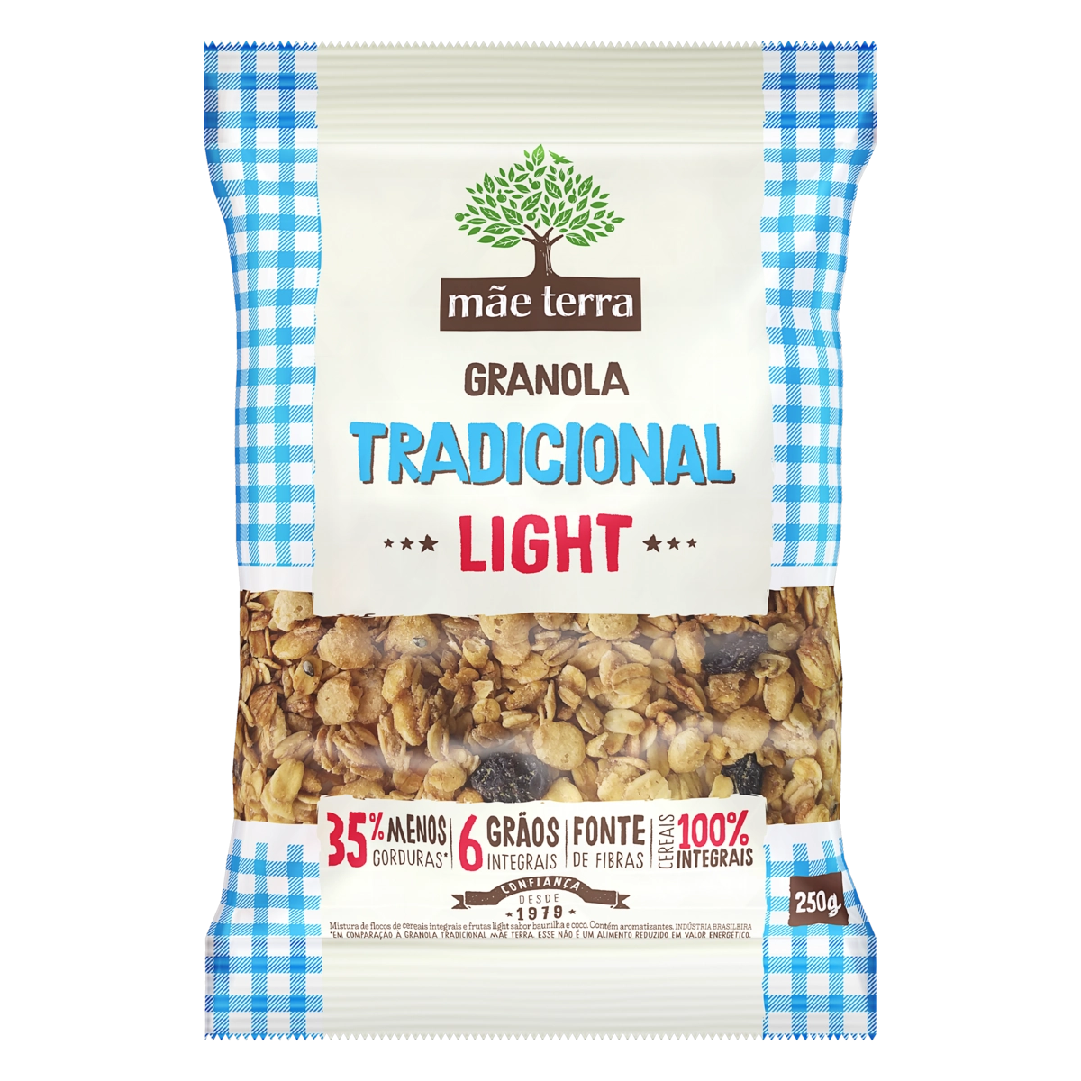 Granola Light Tradicional Mãe Terra Pacote 250g