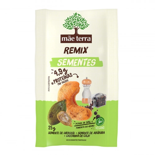 Mix De Sementes Mãe Terra Remix Pacote 25g