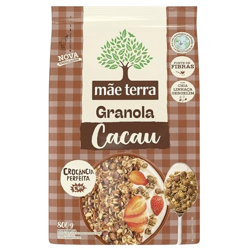 Granola Cacau Mãe Terra Pacote 800g