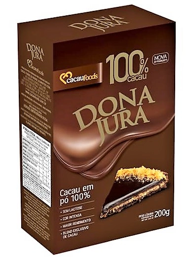Chocolate Po D Jura 100 Cacau Alcalino 200g