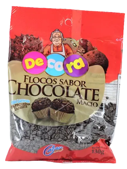 Choc.granulado Decora 130g Flocos Macio