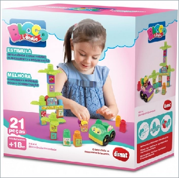 Bloco De Montar Blocolandia Fadinhas Ref.mk414