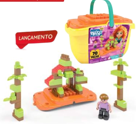 Cesta Com Casa Na Floresta Xk113