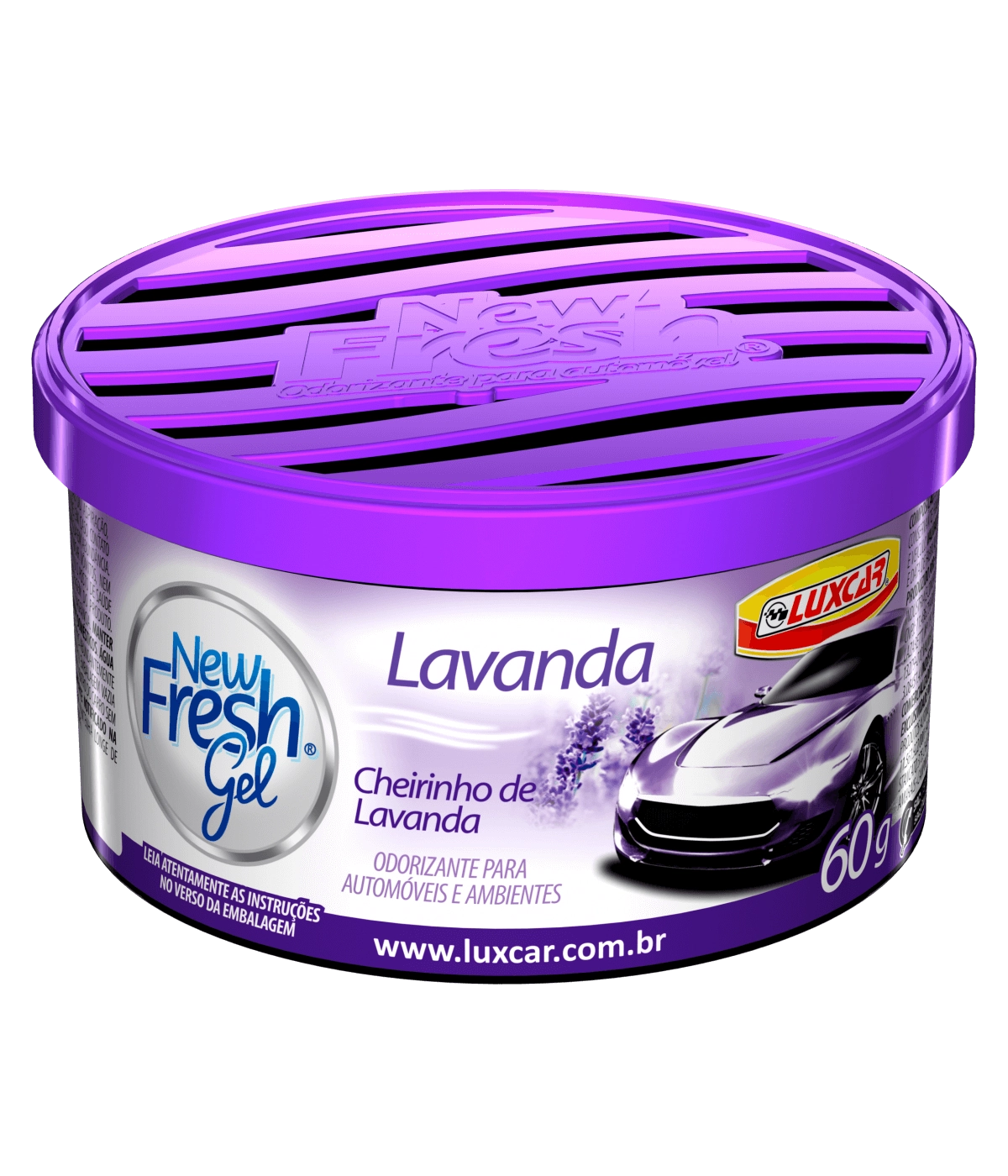 Odorizador Gel Automotivo Sency Luxcar New Fresh Pote 60g