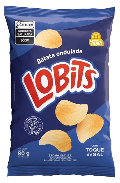 Batata Frita Lobits Ondulada Original 80g
