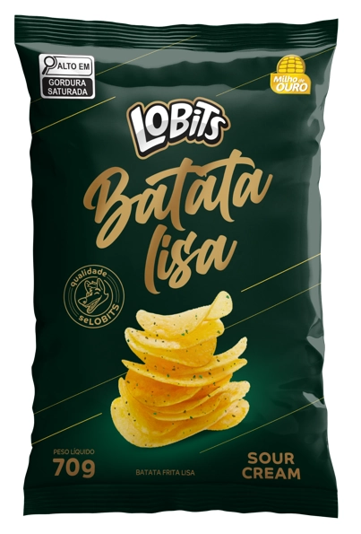 Batata Frita Lobits Lisa Sour Cream 70g
