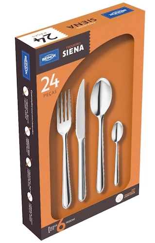 Faqueiro Siena 24pcs Compacto
