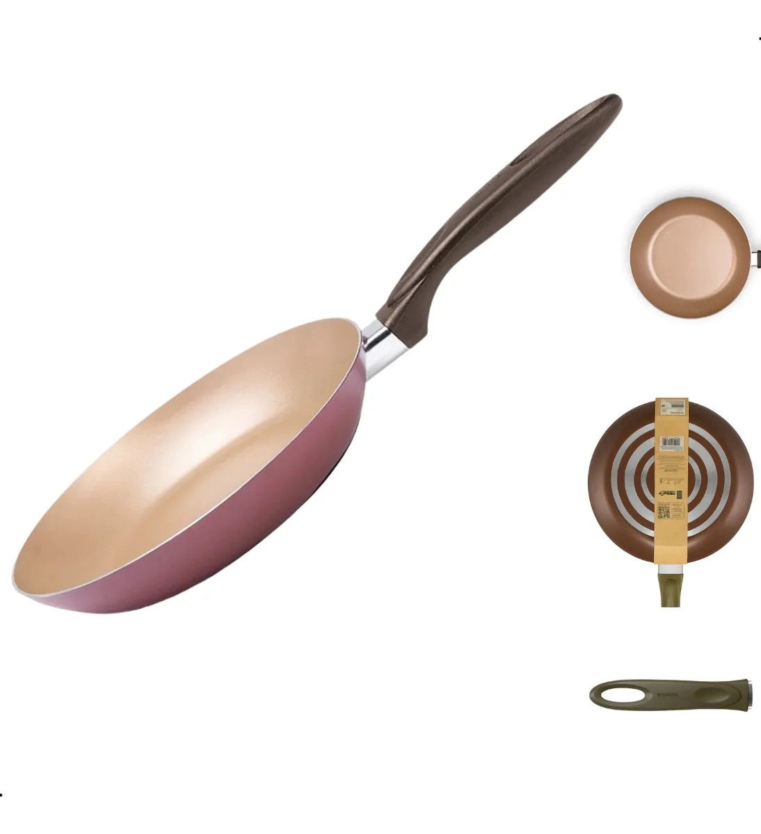 Frigideira Naturall Vermelha 26cm 7234 355 Brinox