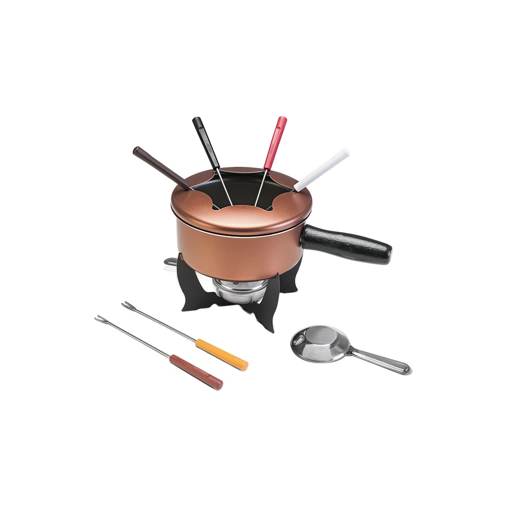 Cj Fondue Cobre 10 Pecas Brinox