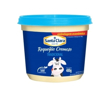 Requeijao Santa Clara 400g Tradicional