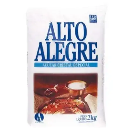 Açúcar Cristal Alto Alegre Pacote 2kg