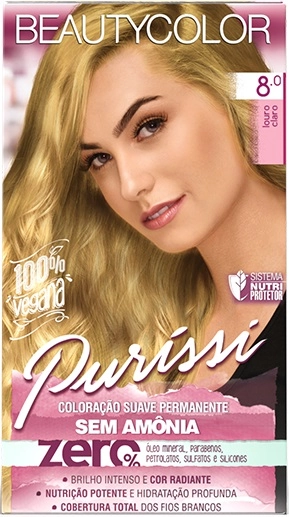 Beauty Color Creme Tonalizante N 8 0 Loura Claro