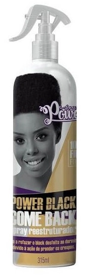 Finalizador/leavein Soul Power Spray Reestruturador Power Black Come Back 315ml