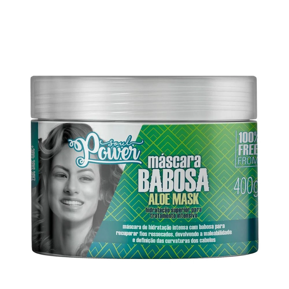 Creme Trat Spower 400g Babosa Aloe Mask