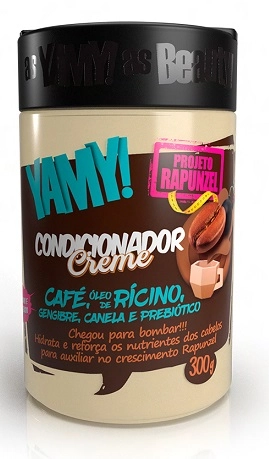 Cond Cr Yamy Projeto Rapunzel 300g Cafe E Ricino