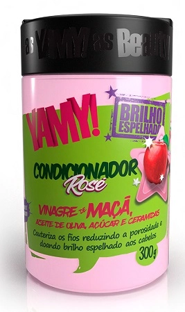 Cond Rose Yamy Brilho Espel.300g Vinagre Maca