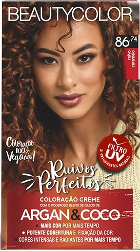 Tint Beauty Color Kit Esp 86.74 Ruivo Caramelo