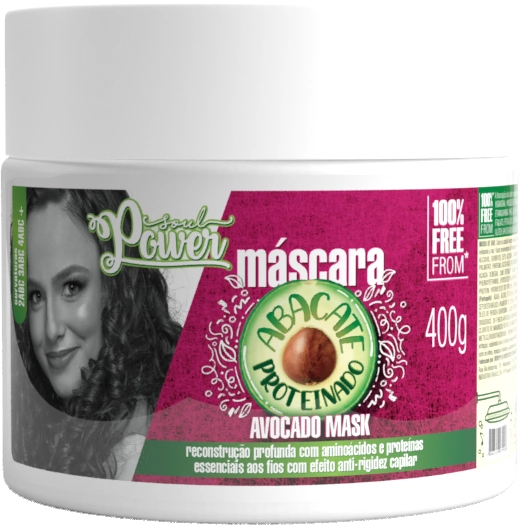 Masc Cap Soul Power 400g Abacate Avocado