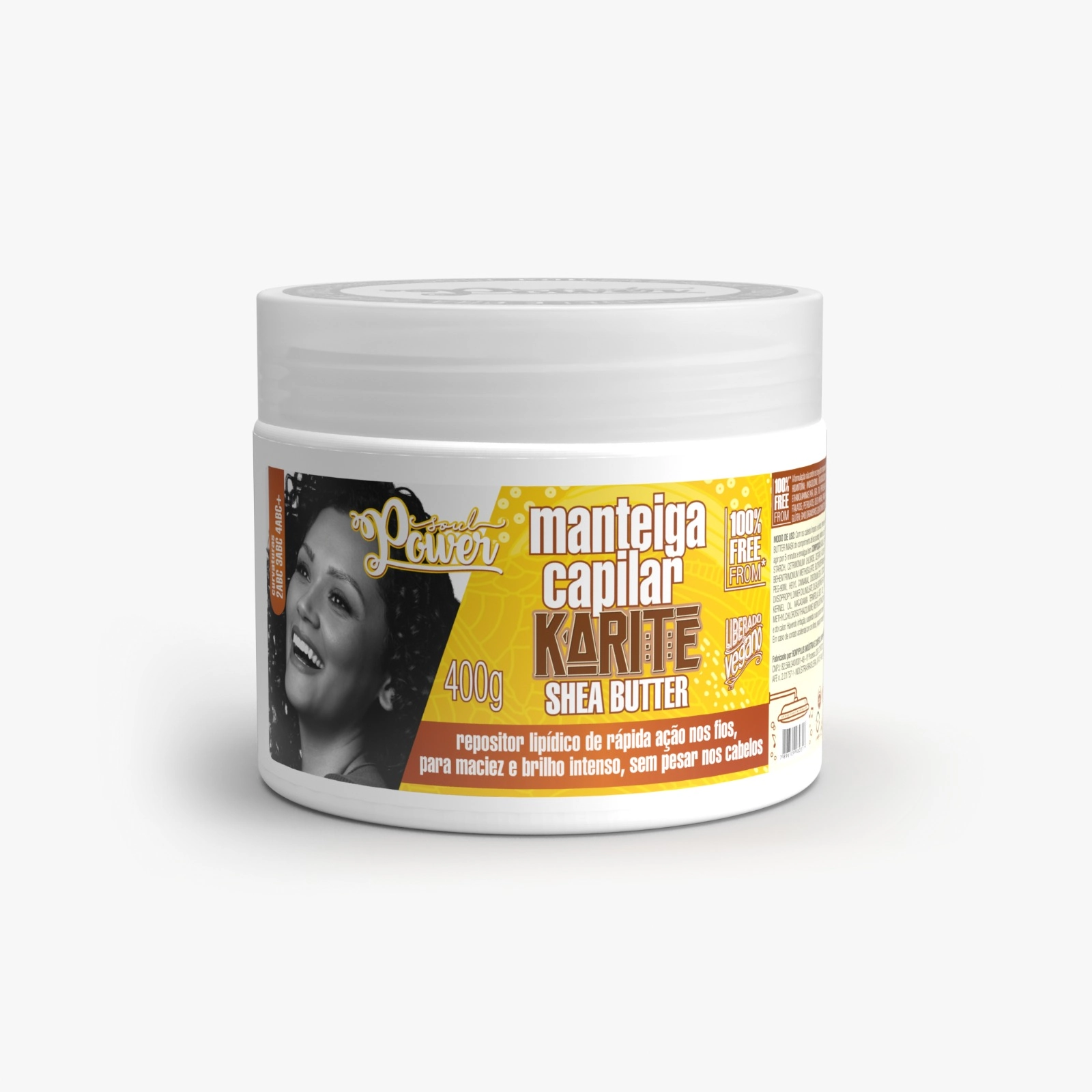 Masc Cap Soul Power 400g Karite