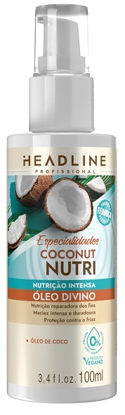 Oleo Cap Headline 100ml Coconut Nutri Divino Especialidades