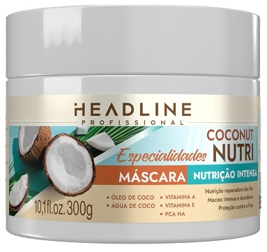 Masc Cap Headline 300g Coconut Nutri Especialidades