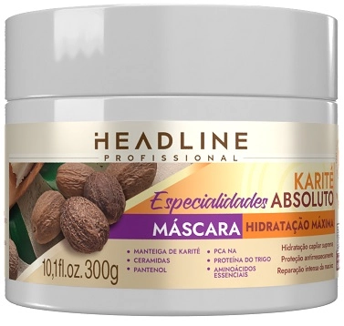 Masc Cap Headline 300g Karite Absoluto Especialidades