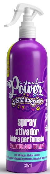 Spray Soul Power 315ml Ativador Hidra Perfumado Texturizacoes