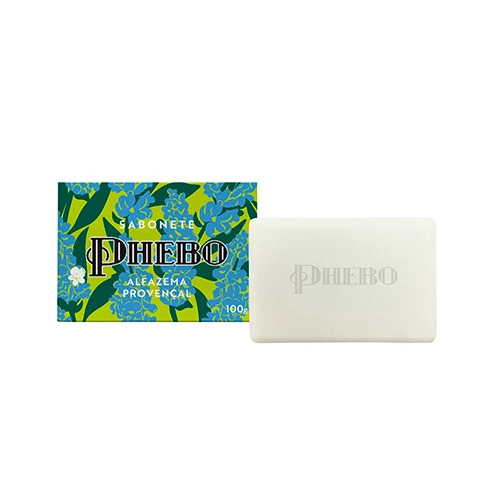 Sabonete Barra Alfazema Provençal Phebo Caixa 100g