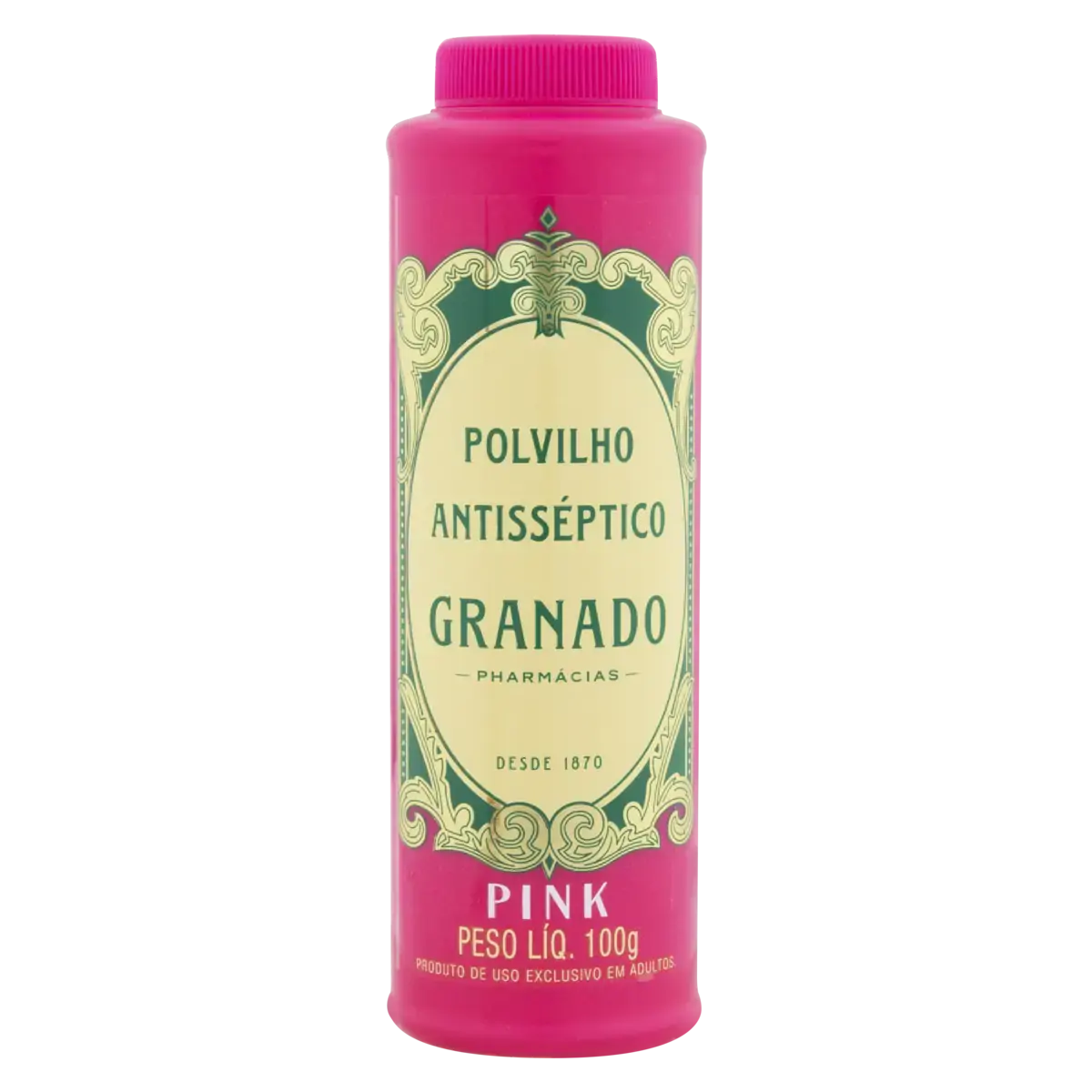 Polvilho Antisséptico Granado Pink Frasco 100g
