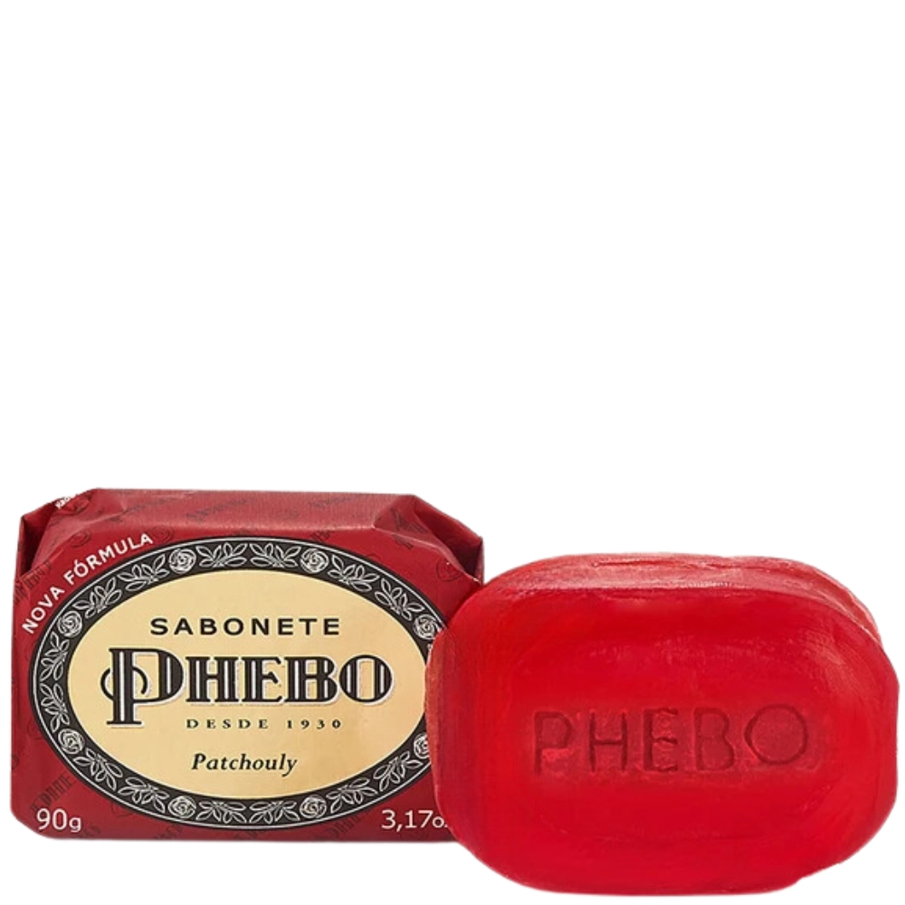 Sabonete Barra Vegetal Patchouly Phebo Envoltório 90g