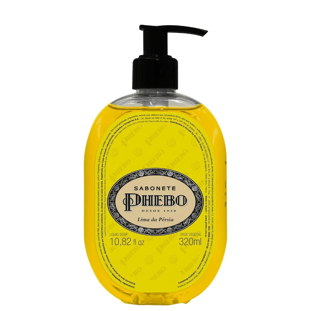 Sabonete Líquido Lima Da Pérsia Phebo Frasco 320ml