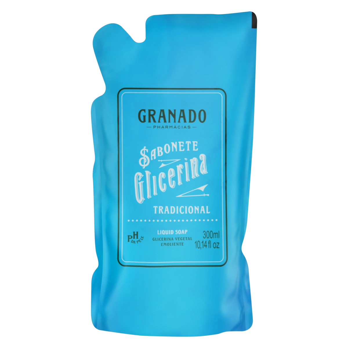 Sabonete Líquido Vegetal Tradicional Granado Glicerina Sachê 300ml Refil