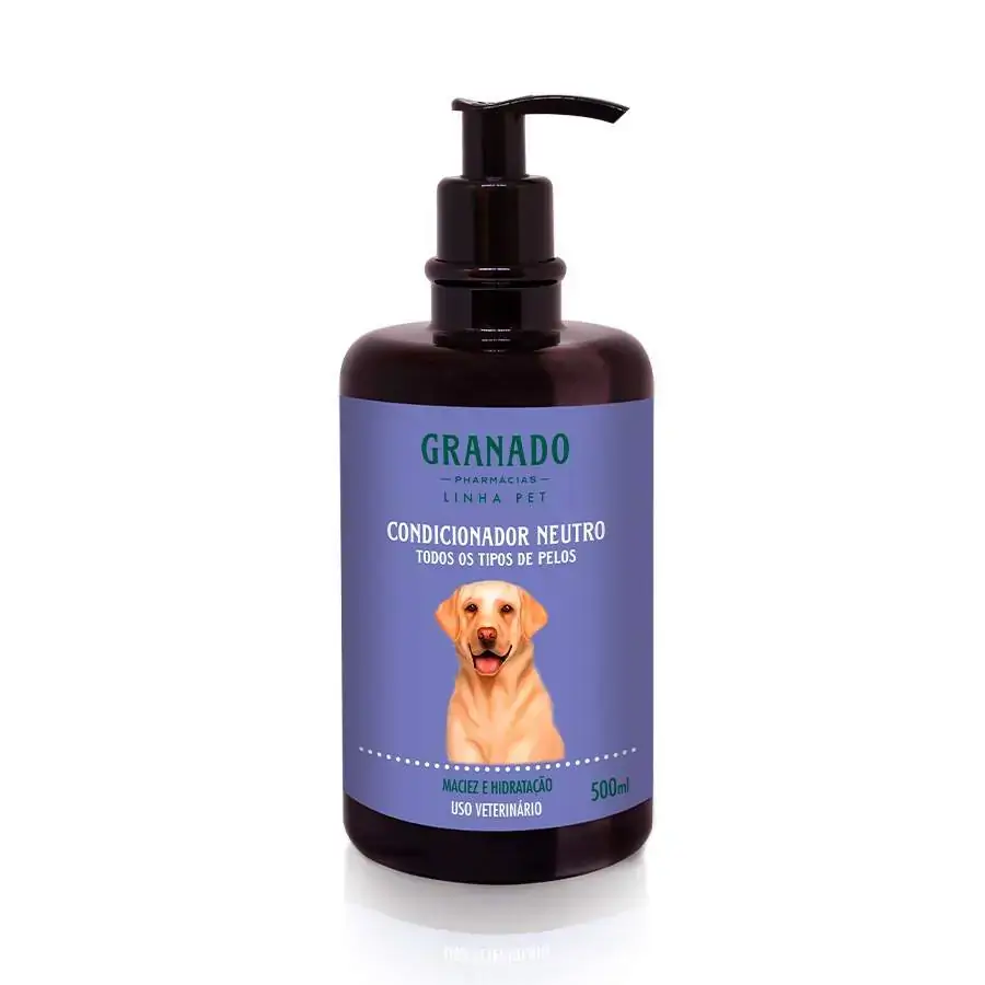 Condicionador Todos Os Tipos De Pelos Neutro Granado Pet Frasco 500ml